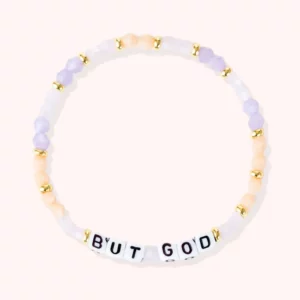 BUT GOD/Personalized Christian Gifts Beads Bracelet