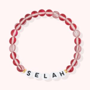 SELAH / Personalized Letter Beads Bracelet