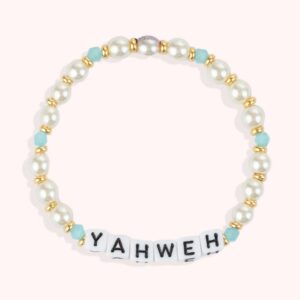 YAHWEH / Personalized Beads Letter Bracelet