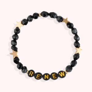 RENEW / Personalized Beads Letter Bracelet