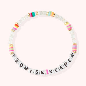 PROMISE KEEPER / Personalzied Handmade Beads Letter Bracelet