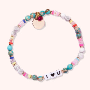 Custom Personalized Beaded Rainbow Bracelets