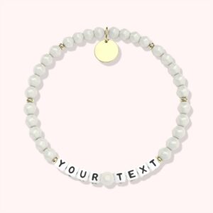 Personalized Custom Solid Pearl Beaded Bracelets