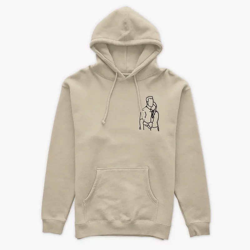 cream custom hoodies cheap