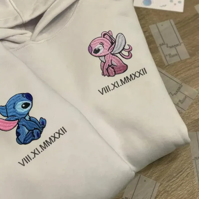 personalised couple hoodies