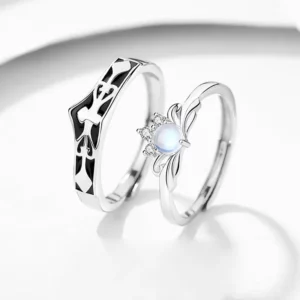 【Rapunzel & Flynn】 925 Sterling Silver Matching Couple Ring